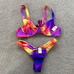 Moana Bikini Bow Runch Calli and Bam Bam Alesha S